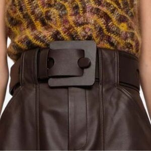 brown leather sea new york belt